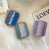 Estuche portátil para lentes de contacto de colores "Magnífico océano"